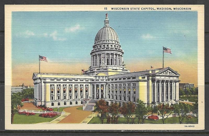 Wisconsin, Madison - State Capitol - [WI-067]