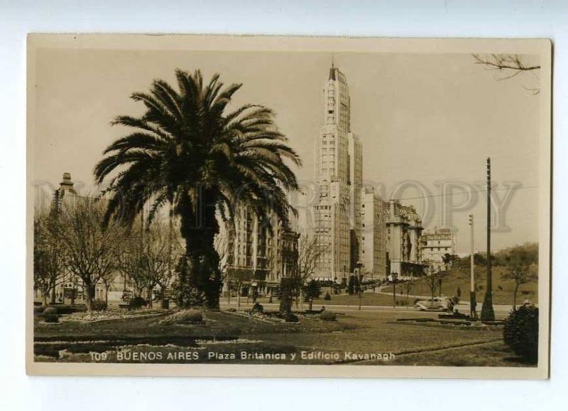 192197 ARGENTINA BUENOS AIRES Plaza britanica Vintage postcard