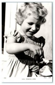 RPPC Great Britain ~ Photo of a Very Young PRINCESS ANNE  c1950s TUCK Postcard