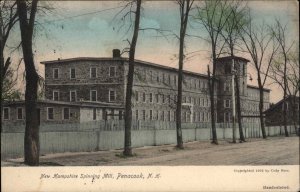 PENACOOK NEW HAMPSHIRE NH Spinning Mill FACTORY Antique Postcard