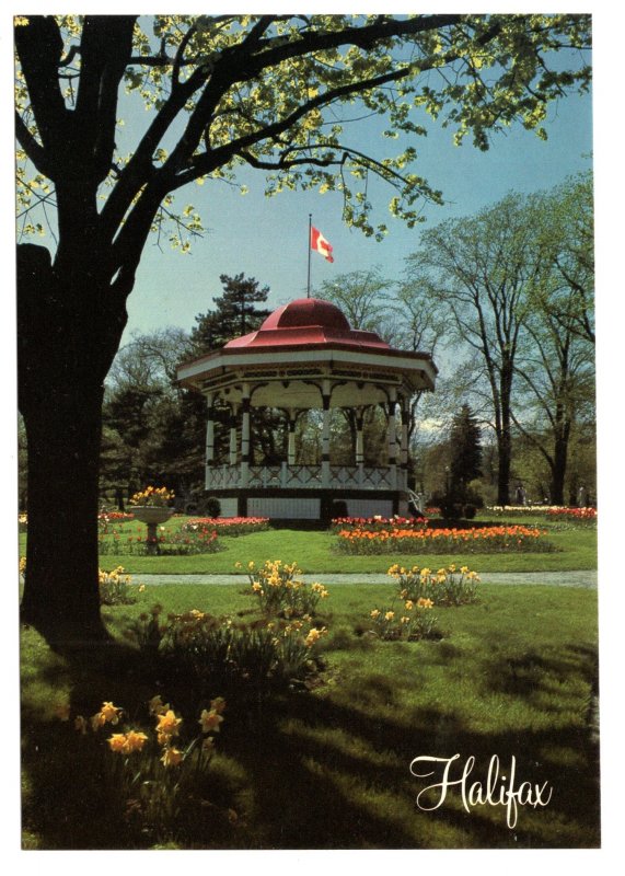 Large 5 X 7 in, Band Stand, Public Gardens Halifax, Nova Scotia