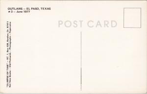 Dead Outlaws El Paso Texas TX Graveyard Glimpse of Time Repro Postcard F5