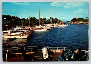 c1972 Boats at The Harbour of Ischia in Italy 4x6 Vintage Postcard 0157