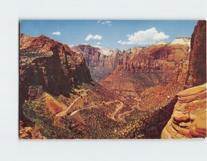 Postcard Switchbacks On Zion-Mt. Carmel Highway, Zion National Park, Utah