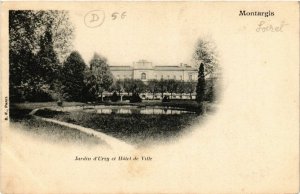 CPA MONTARGIS - Jardin d'Urzy et Hotel de Ville (631609)