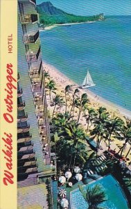 Hawaii Honolulu The Outrigger Hotel Located On Beach In The Heart Of Waikiki