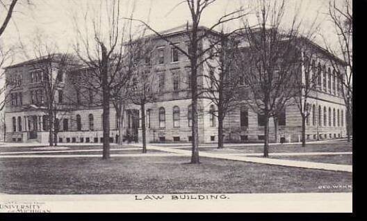 Michigan Ann Arbor The Law Building University Of Michigan  Albertype