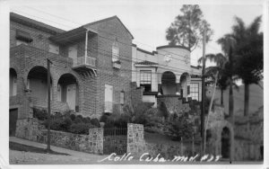 Real Photo Postcard Calle Cuba Med~115183