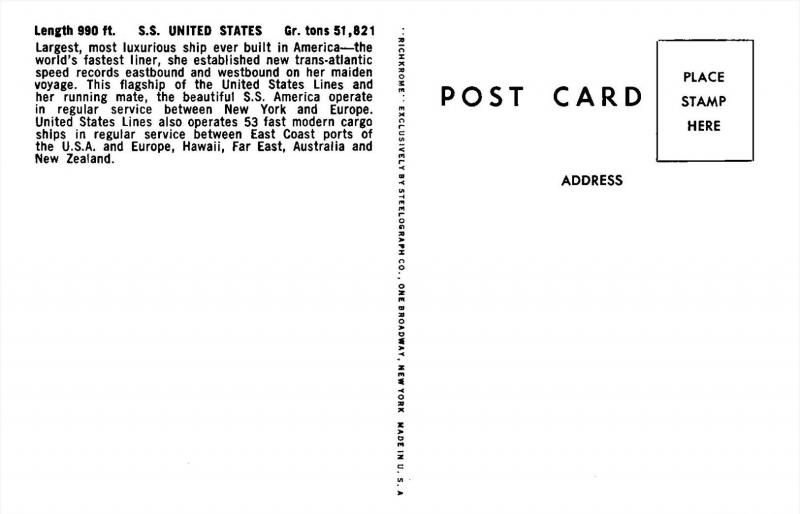 S.S.United States  , United States Line