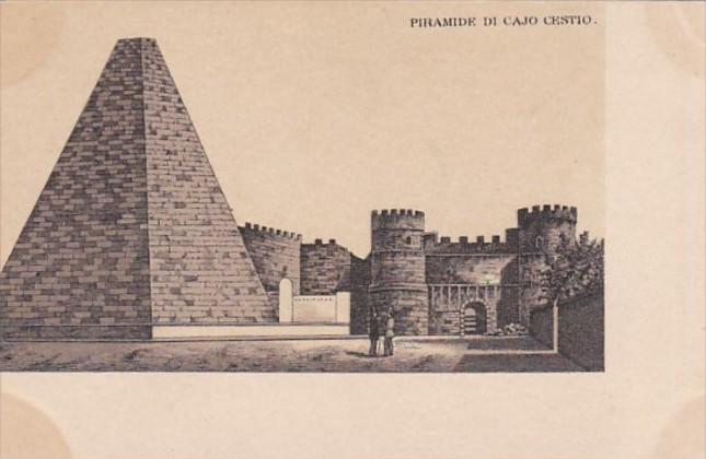 Italy Rome Piramide di Cajo Cestio