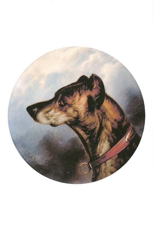 Repro postcard animals dog portrait