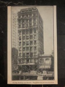 Mint San Francisco USA RPPC Postcard The Big Building Was Burned