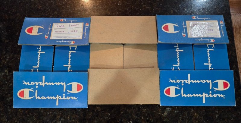 Vintage  Champion Sneaker Empty Box    11 x 8 x 4