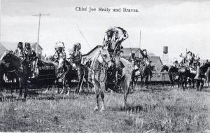 Chief Joe Healy and Braves, 1908