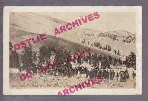 Creede COLORADO RPPC 1892 FUNERAL BOB FORD Outlaw KILLER OF JESSE JAMES c1920