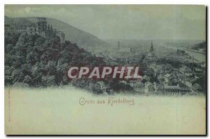 Old Postcard Gruss aus Heidelberg