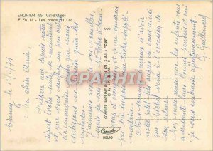 'Modern Postcard Enghien Val d''Oise Lake edges'