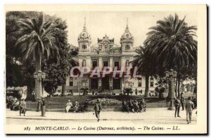 Old Postcard Monte Carlo Casino