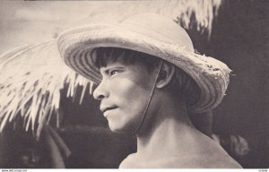 Brazil Native; 1938: India Acuen, Man Side View (face) & Wearing A Hat