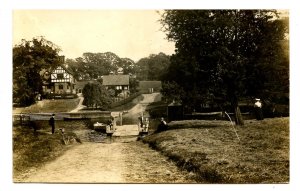 UK - England, Chester. Eccleston Ferry on River Dee, circa 1908   RPPC