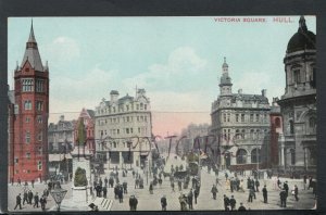 Yorkshire Postcard - Victoria Square, Hull     RS16112