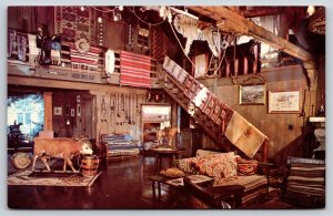 Interior~California~Interior Of The Will Rogers Home @ State Park~Vintage PC