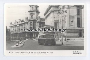 pp2081 - Portsmouth T/B 298 at the Guildhall in 1960 - Pamlin postcard