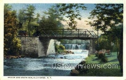 Bridge & State Dam in Old Forge, New York