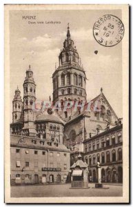 Old Postcard Mainz Dorn Vom Leichplatz