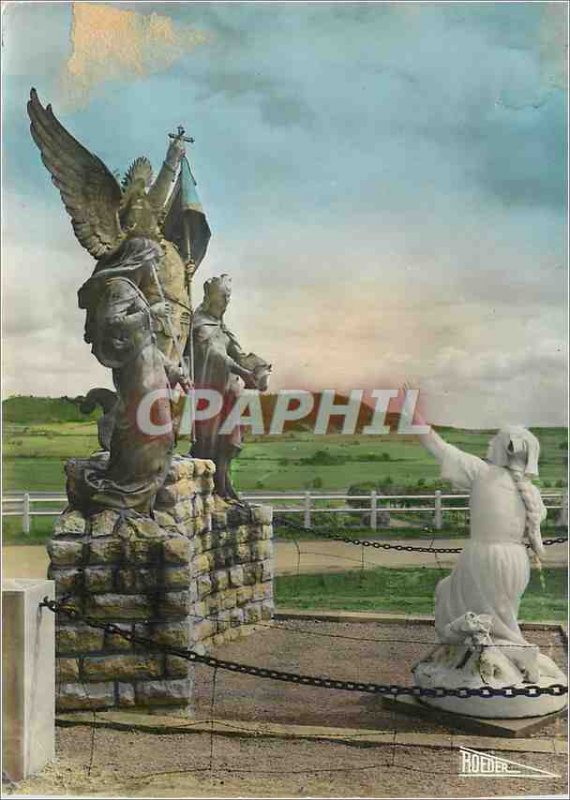 Modern Postcard The Sphinx Joan of Arc Listening to his voice (by sculptor Al...