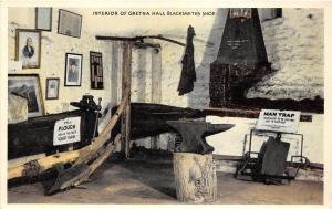 BR59168 interior of gretna hall blacksmith shop scotland