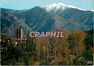 The Modern Postcard Roussillon Saint Michel Cuxa and the Canigou (2785m alt)