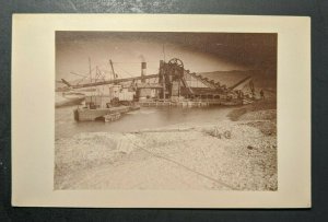 Mint Vintage Old Mining Equipment Europe Real Photo Postcard RPPC