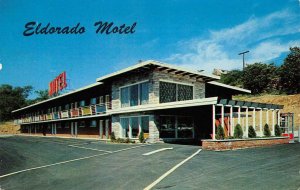 ELDORADO MOTEL North Bergen, New Jersey Roadside 1957 Vintage Postcard