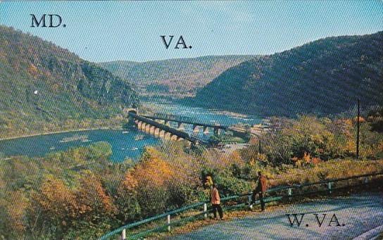 West Virginia Harper Ferry Where Tree States Meet