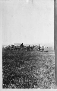 C-1910 Hay making equipment Farm Agriculture Kelley RPPC Photo Postcard 5479