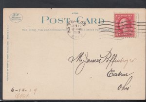 America Postcard - East Side Masonic Temple, Toledo, Ohio  HM462