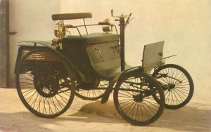 1893 Benz Velo Car No. 27, ML Budd Owner, Vtg Chrome Postcard