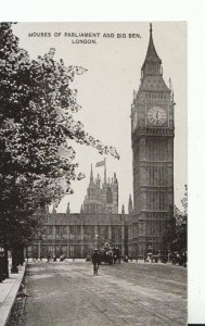 London Postcard - Houses of Parliament and Big Ben - Ref TZ1014