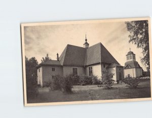 Postcard Virolahti Church Virolahti Finland