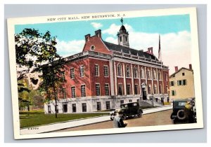 Vintage 1920s Postcard New City Hall, New Brunswick, New Jersey