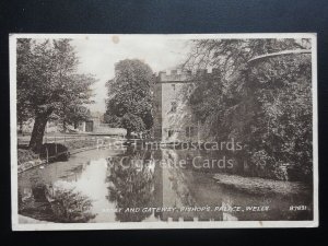 Somerset: Wells, Bishop's Palace, Moat and Gateway c1922