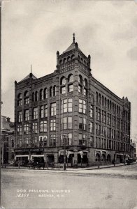 Odd Fellows Building Nashua NH New Hampshire Postcard H59 *as is