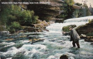Minnesota Trout Fishing At Willow River Falls Near Twin Cities