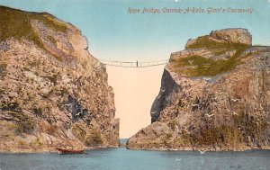 Rope Bridge, Carrick A Rede, Giant's Causeway Ireland Unused 