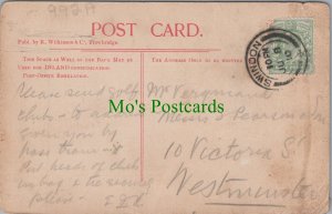 Genealogy Postcard - Vergniaud?, 10 Victoria Street, Westminster, London 992A