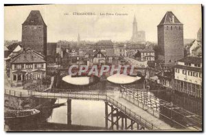 Old Postcard Strassburg The Covered Bridges