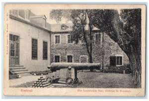 1905 Cannon The Louisbourg Gun Chateau De Ramezay Montreal Canada Postcard