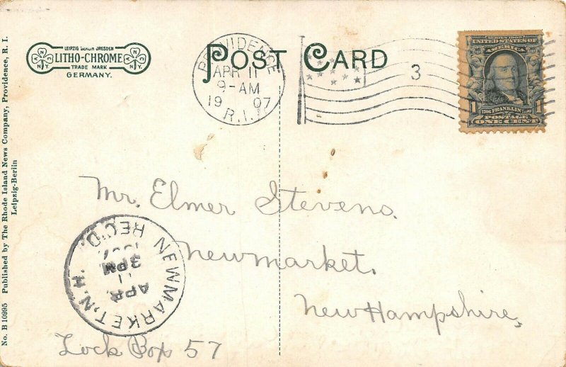 LP48      Providence  Rhode Island Brown & Sharpe Mfg   Postcard 