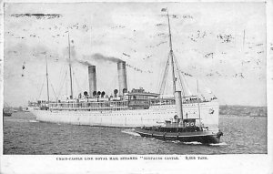 Kinfauns Castle Union Castle Line Writing on back 